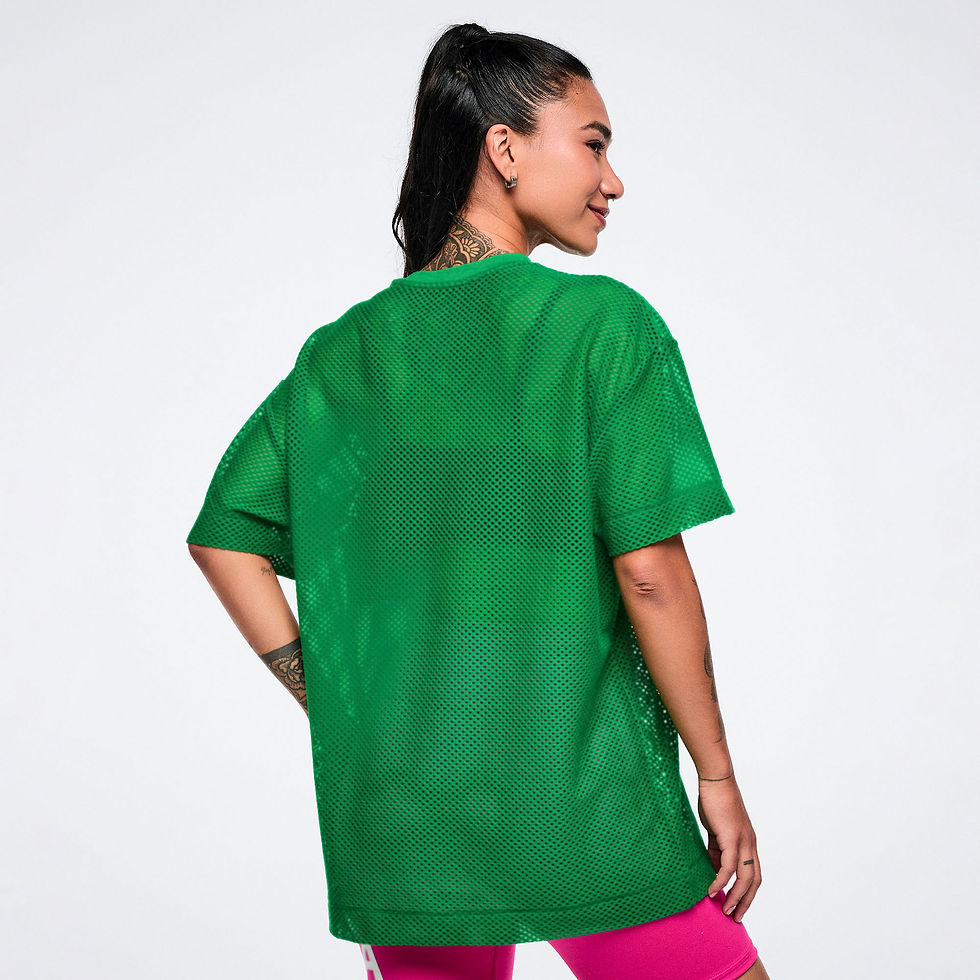 Thumbnail: Color Spree Boxy Mesh Top