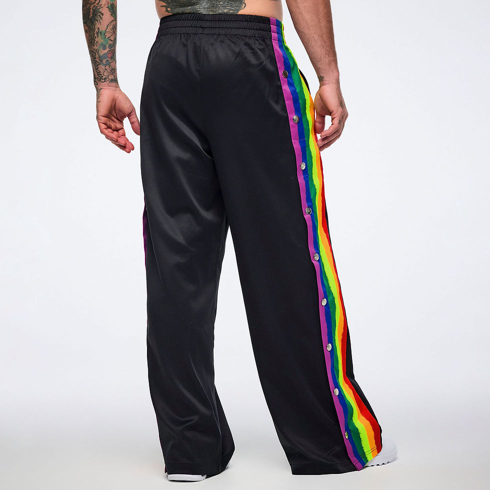 Thumbnail: Pride Wide Leg Pants Side Snaps