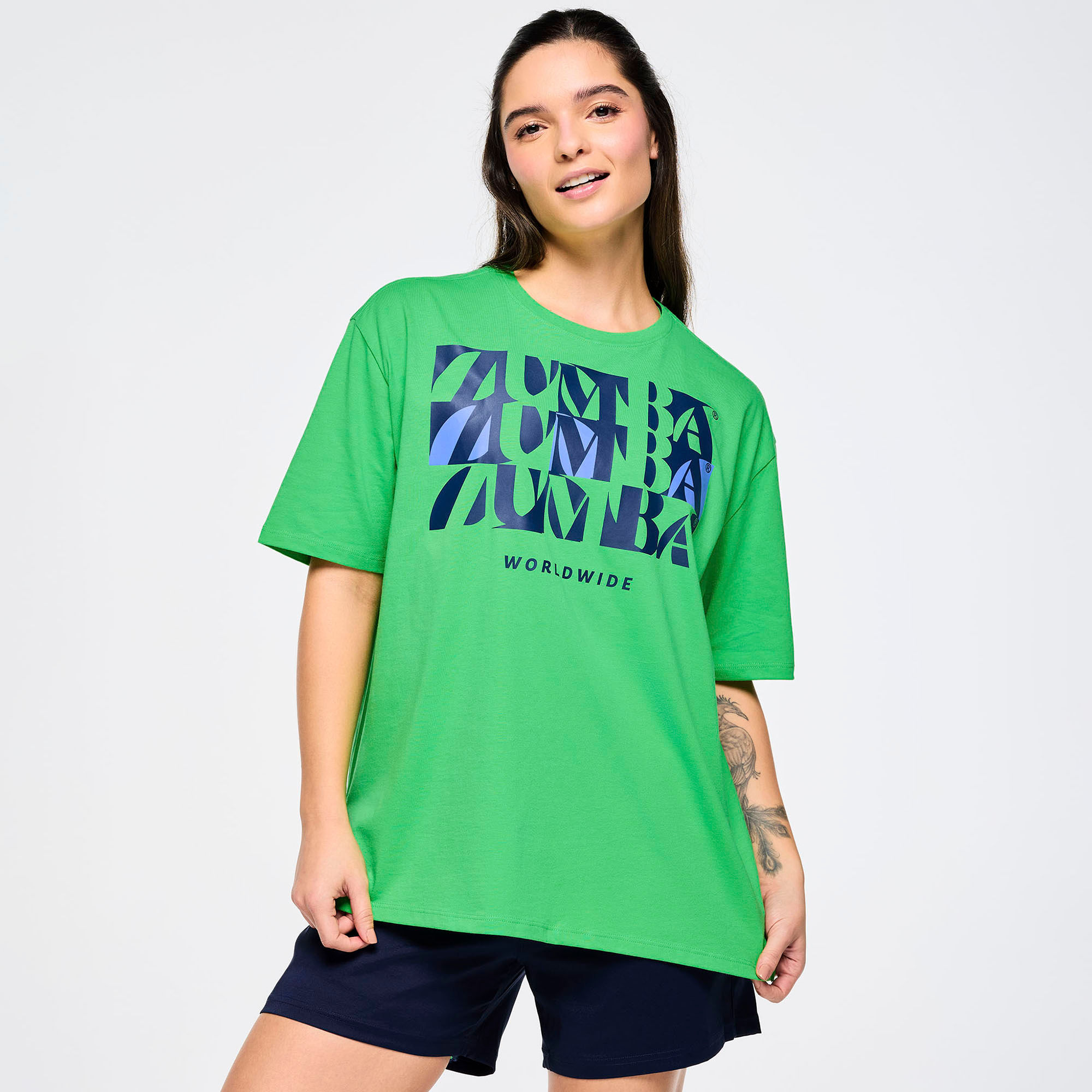 Zumba Out Loud Boxy Top With Side Slits
