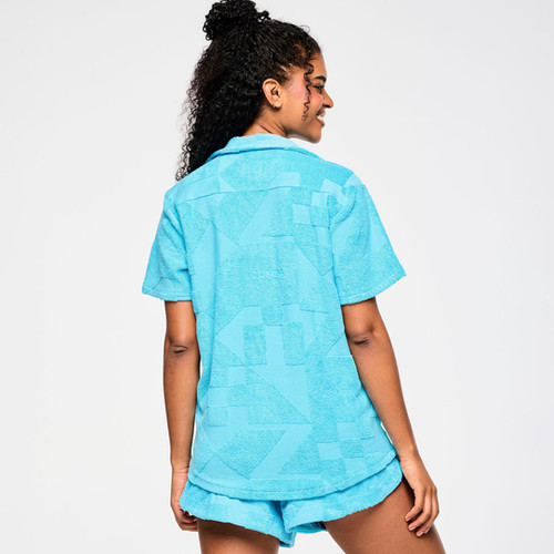 Zumba Rays Terry Button Down | Z Fit Dance Fitness