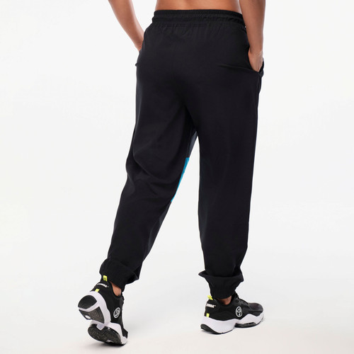 ズンバ Explore Mens Track Pants With Inserts Bold Black Zumba Explore Men's Track Pants With Inserts | Z Fit Dance