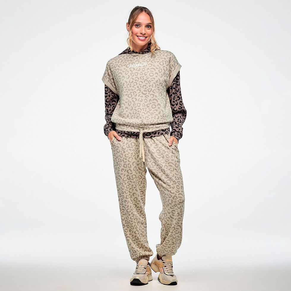 縮圖：Zumba Modal Printed Sleeveless Sweatshirt