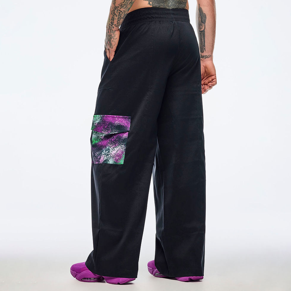 縮圖：Apres Zumba Wide Leg Woven Cargo Pants