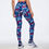 縮圖：Apres Zumba High Waisted Ankle Leggings - Blue/White