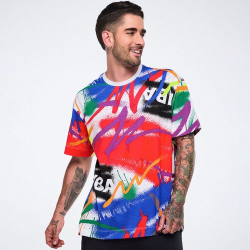 Pride Oversized Crew Neck Top | Z Fit Dance Fitness