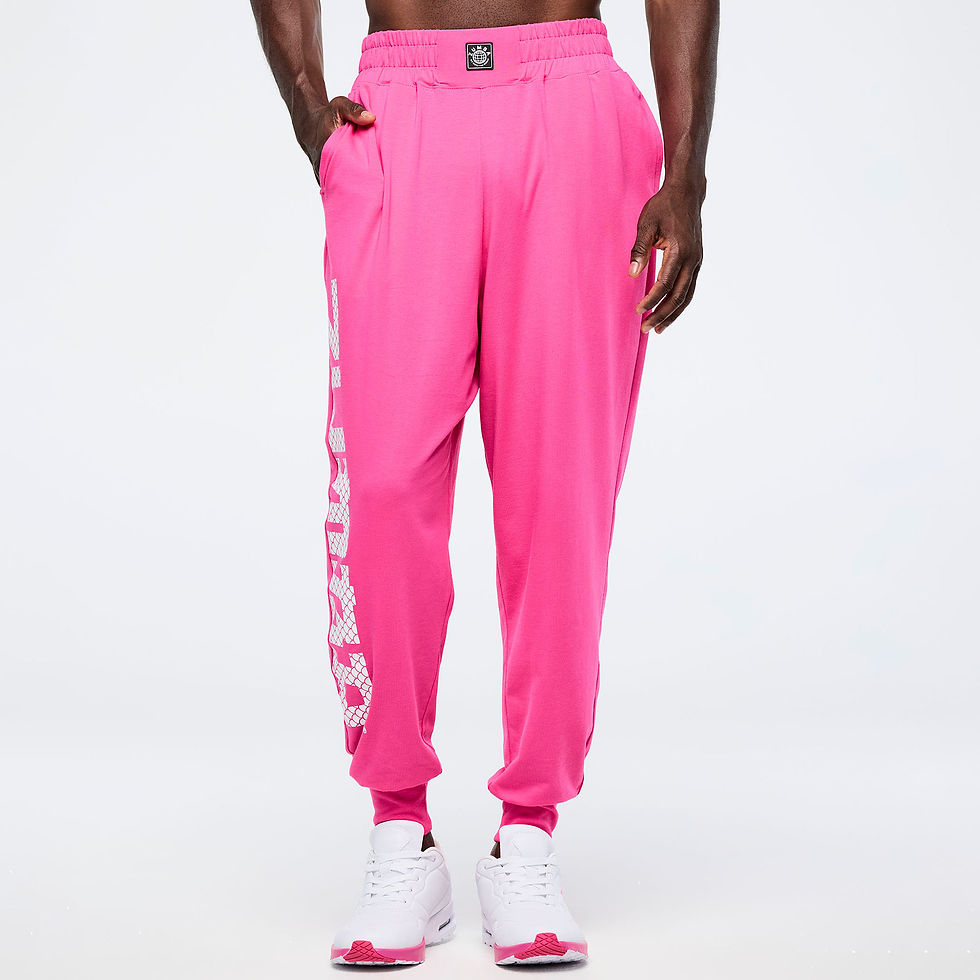 Thumbnail: Eastern Flavor Knit Drop Crotch Joggers
