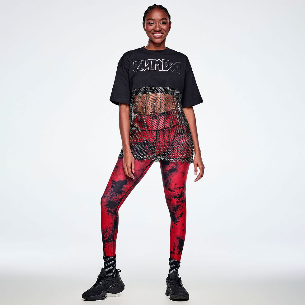 Thumbnail: Rock 'n' Roll Oversized Long Mesh Top