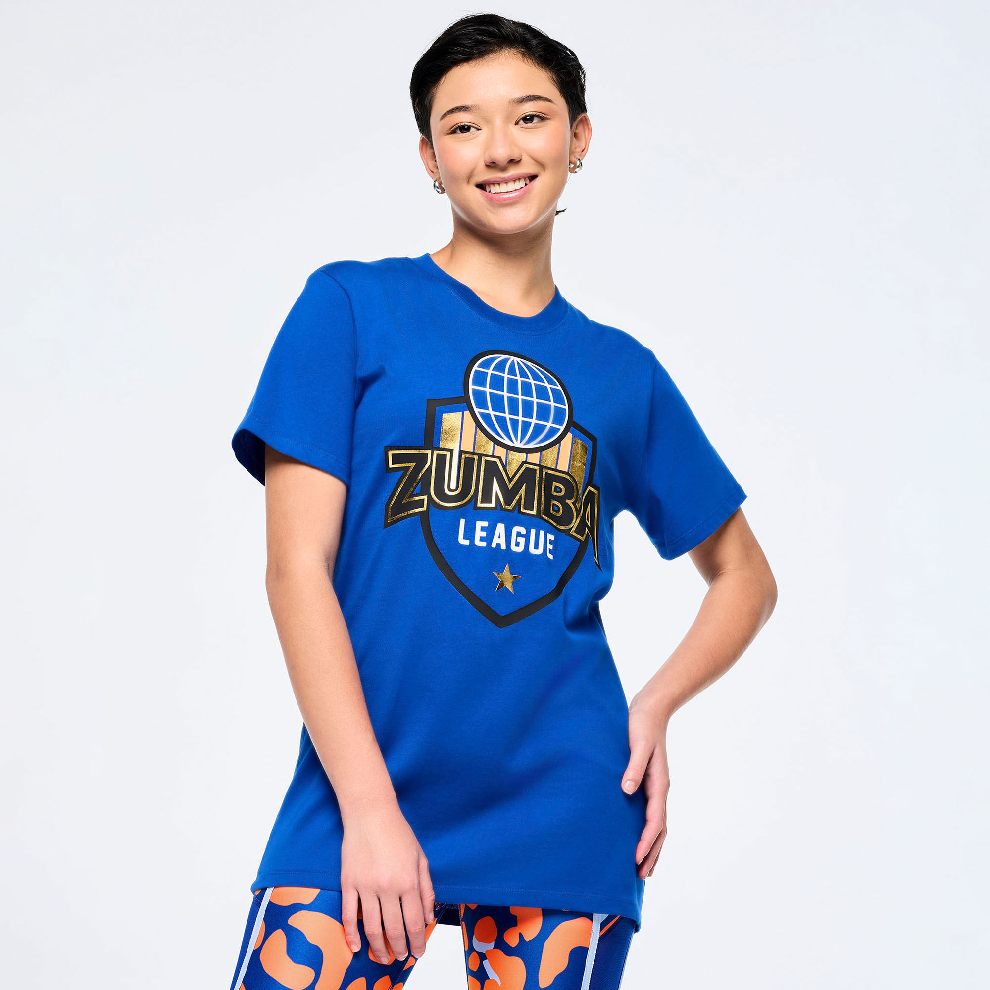 Victory Crew Neck Tee - Blue