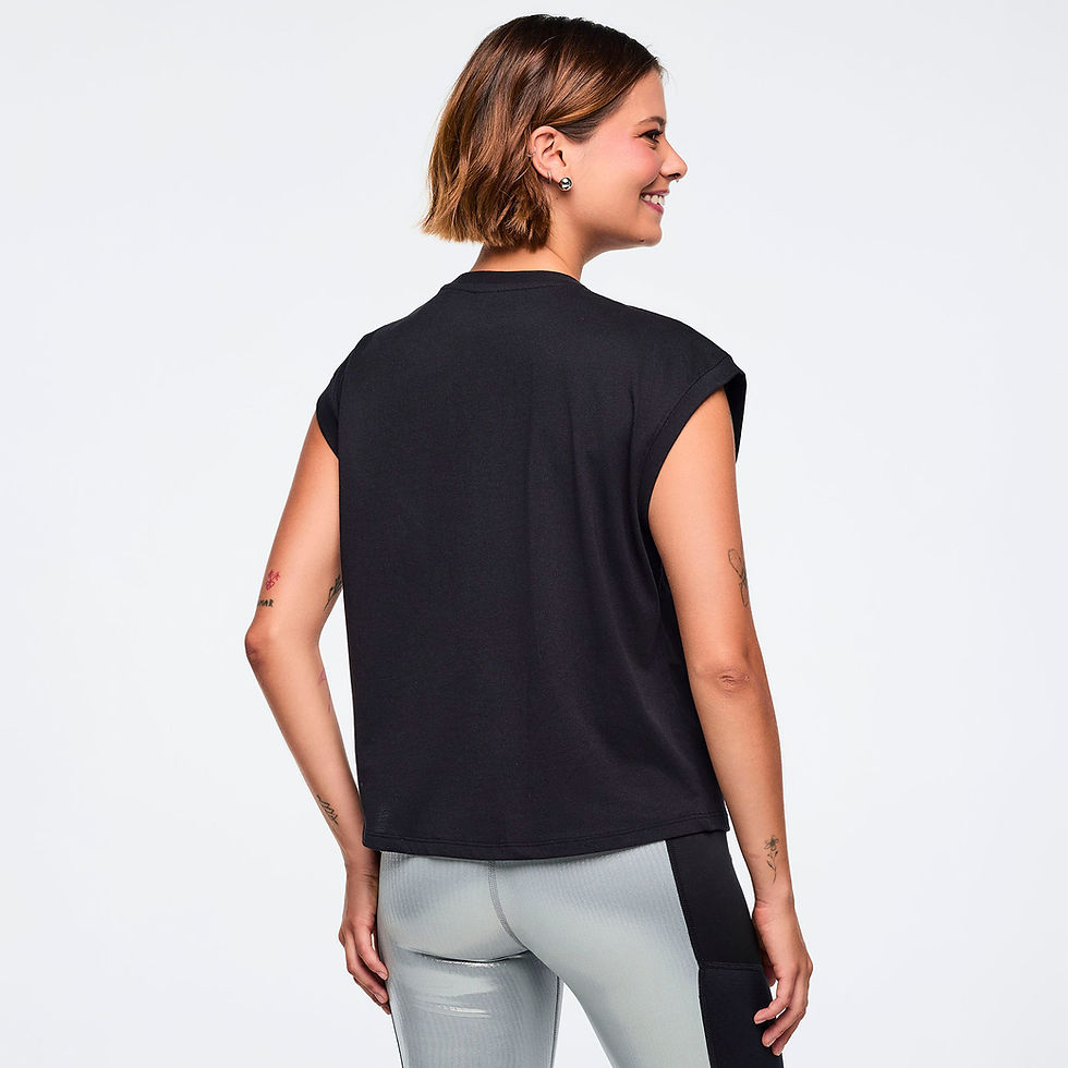 Thumbnail: Zumba 25 Extended Shoulder Loose Tank