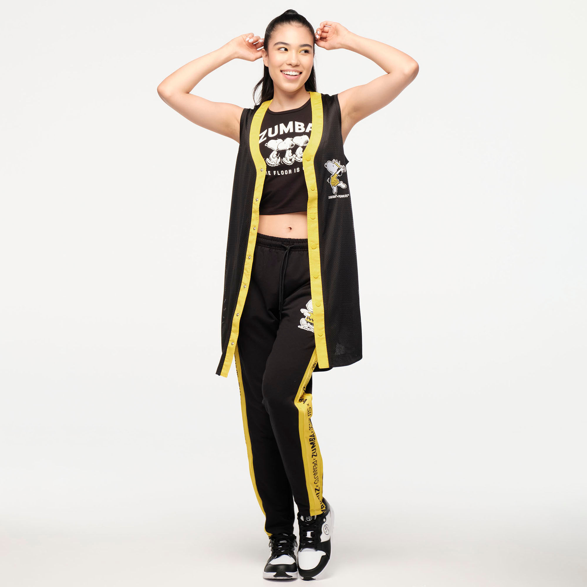 Zumba X Peanuts Sleeveless Baseball Jersey Dressv