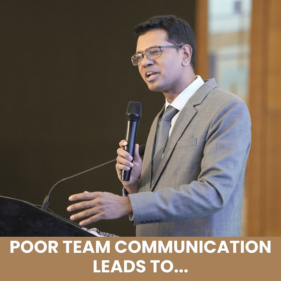 Poor Team Communication leads to