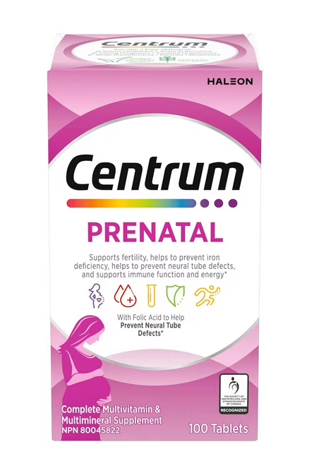Centrum Prenatal Multivitamin Supplement Tablets