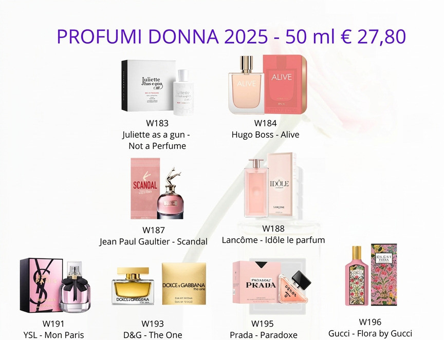 PROFUMI DONNA CLASSICI