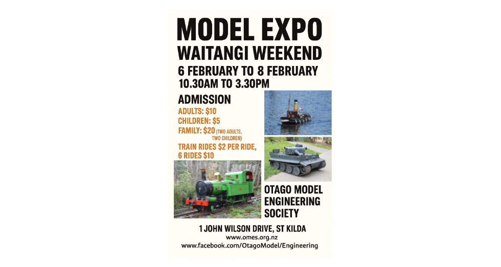 Otago Model Engineering Society Exhibition Weekend 