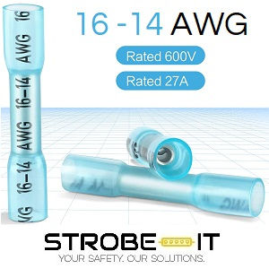 Thumbnail: 25pk Heat Shrink Butt Connectors