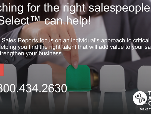 Build Your Sales Team with PXT Select™