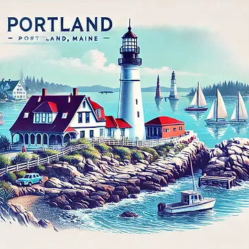 DALL·E 2024-10-16 17.02.42 - A beautiful image representing Portland, Maine, for use on an