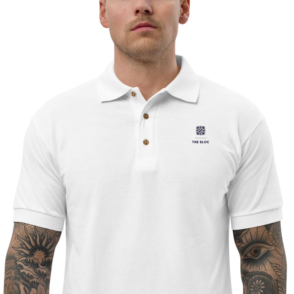 Thumbnail: The Bloc Embroidered Polo Shirt