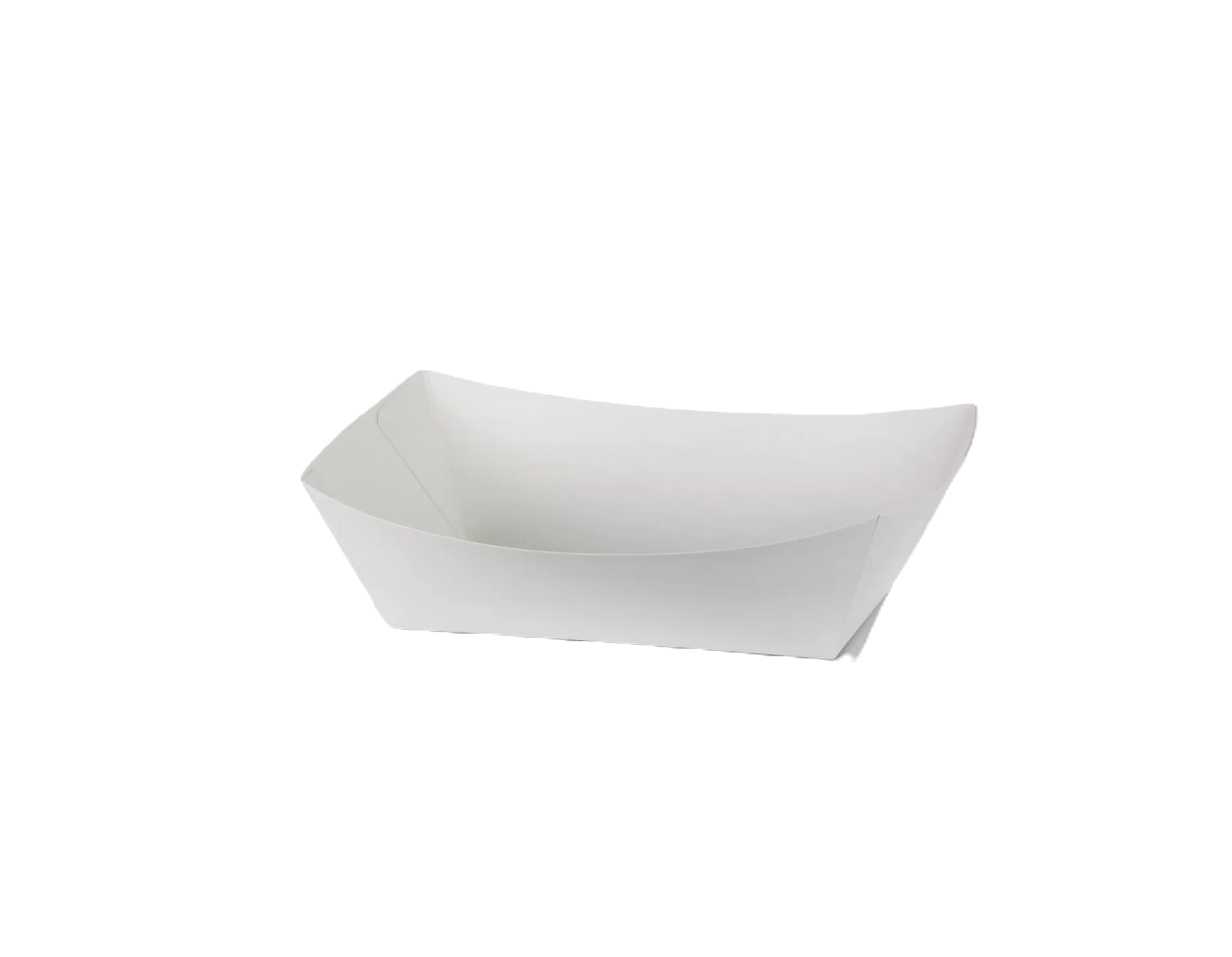 white cardboard kraft catering tray medium