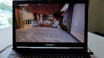 Walk smooth the 3D VR on laptop