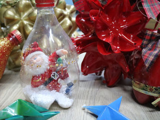 NATAL LUZ | Candiota terá oficina para confeccionar enfeites de Natal com garrafas pet