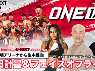 山本美憂がONE173の前日番組にゲスト出演!11月15日(土)16時30分~U-NEXT YouTubeチェンネルにて