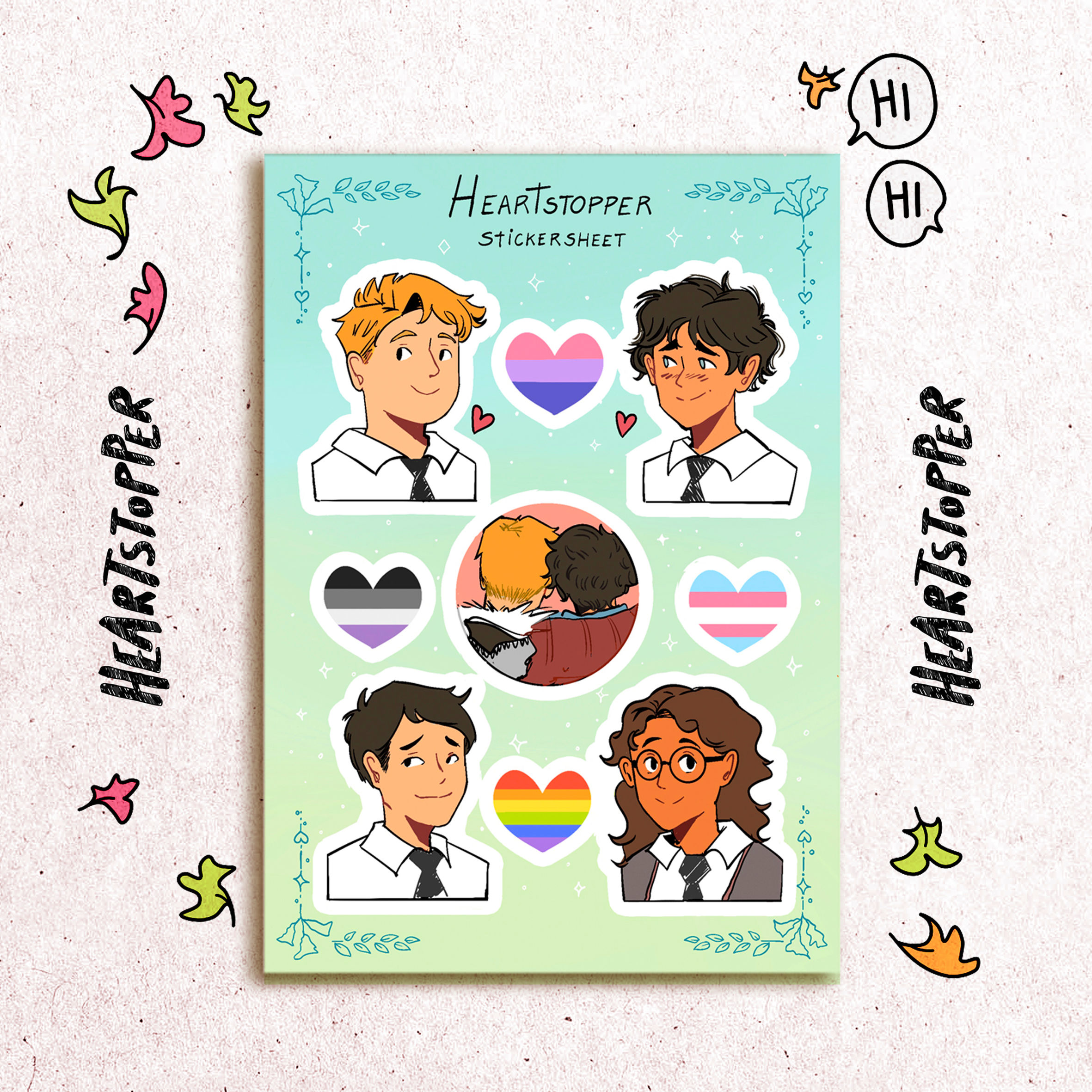 Stickersheet Heartstopper