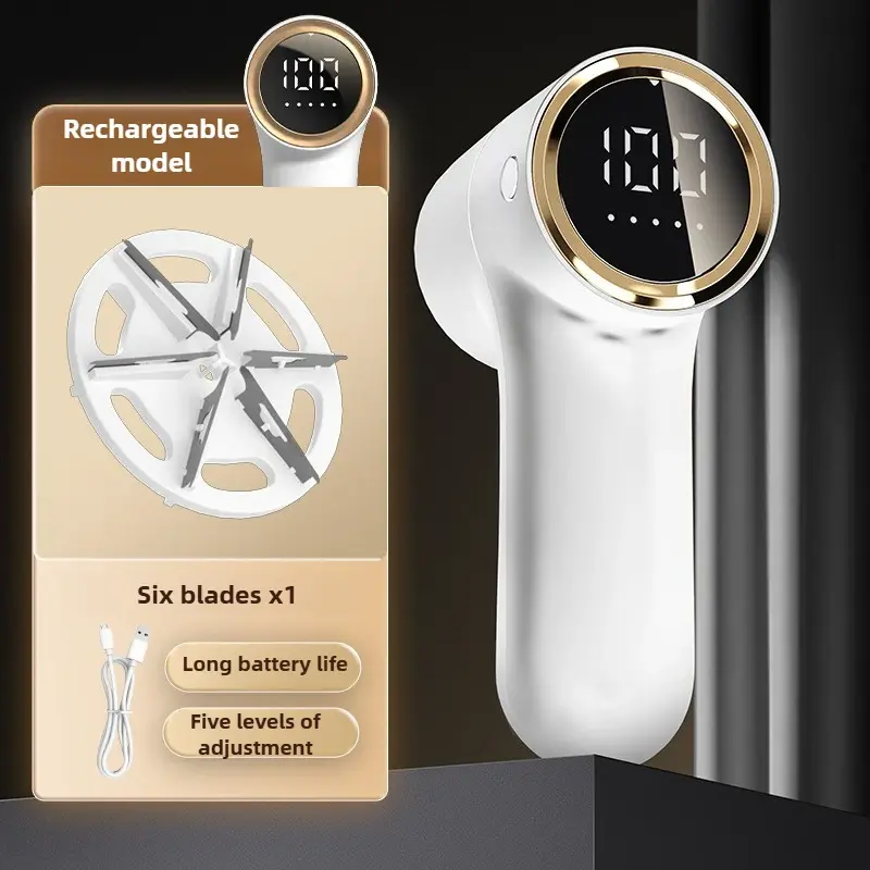 Thumbnail: Lint Remover for Clothes Usb Electric Rechargeable Machine Portable Hair Ball