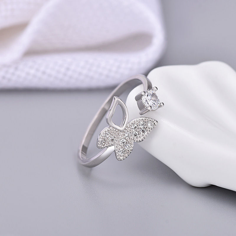 Celeste White Zircon Ring