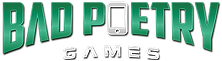 Bad poetry games logo