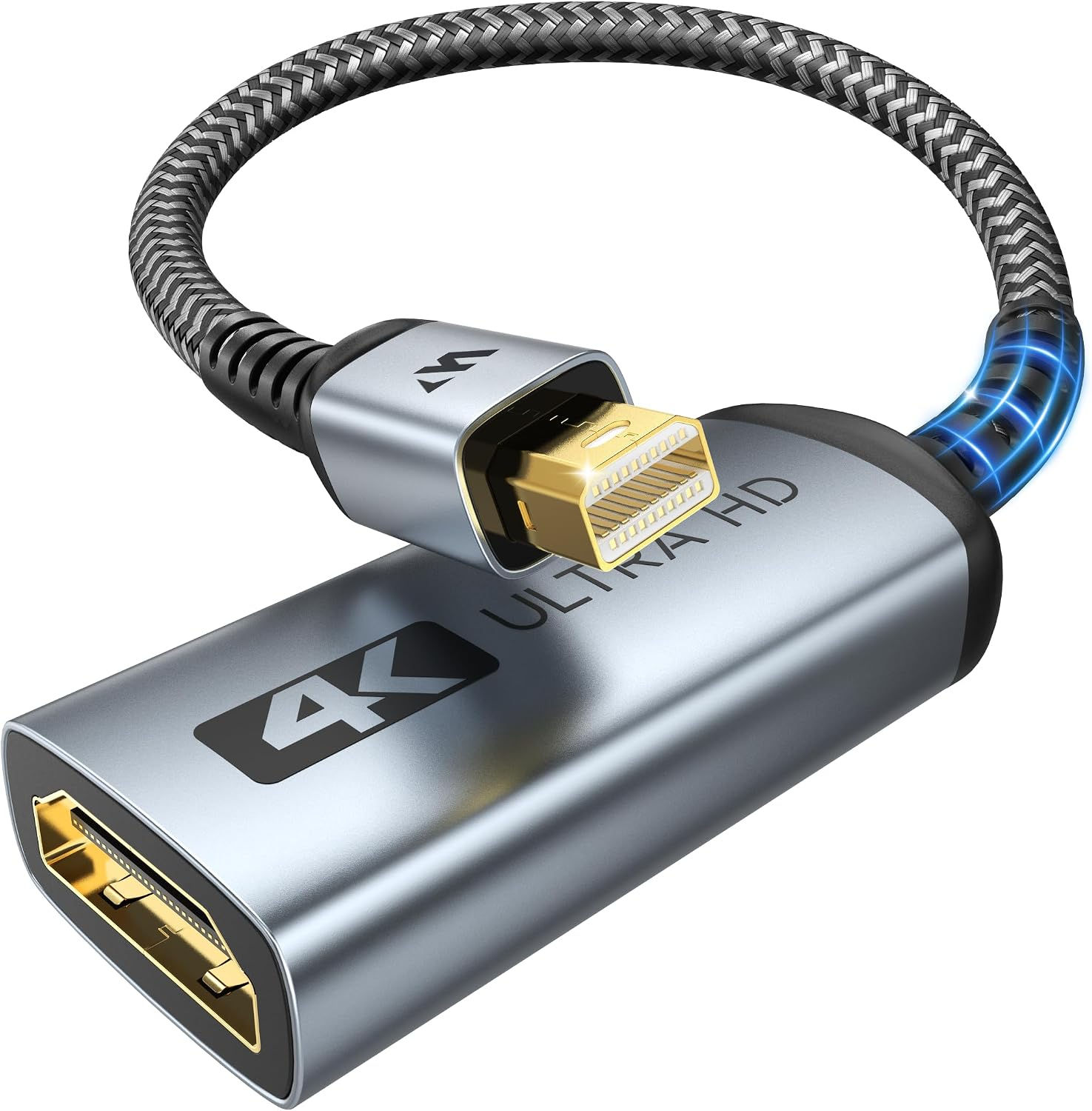 Warrky Mini DisplayPort to HDMI Adapter-4225J6