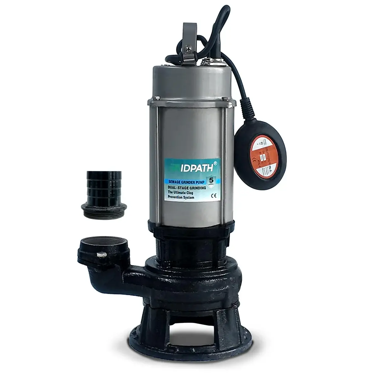 AIDPATH Sewage Grinder Pump (DAMAGED BASE)-2808Z6
