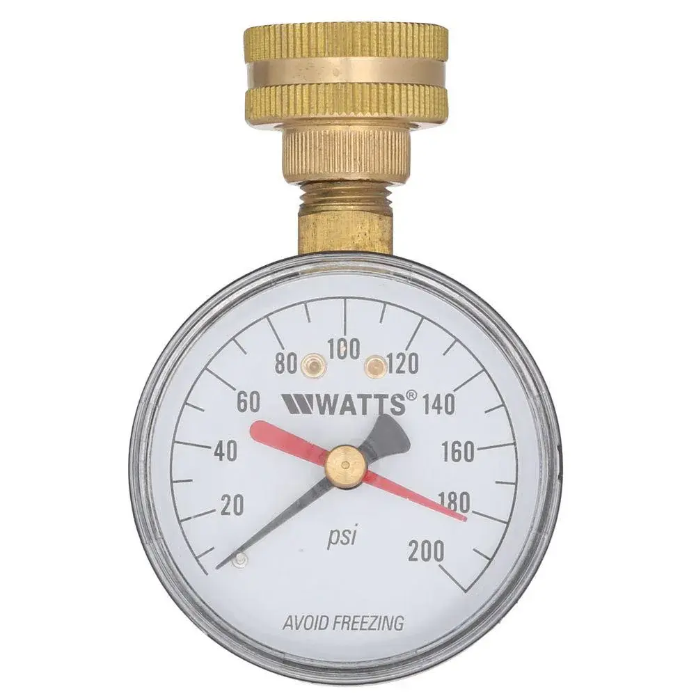 Watts Brass Pressure Test Gauge