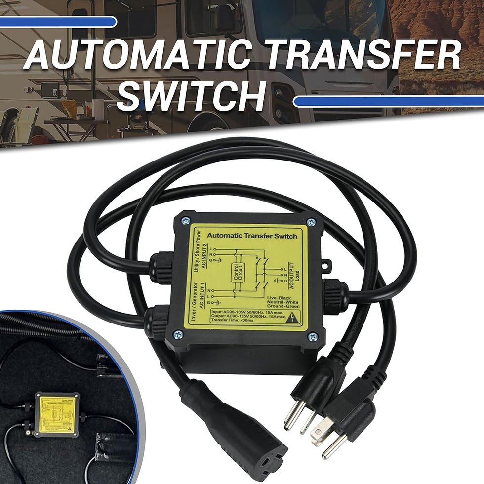 Thumbnail: AC120V 15Amp Automatic Transfer Switch, Generator-2962B8