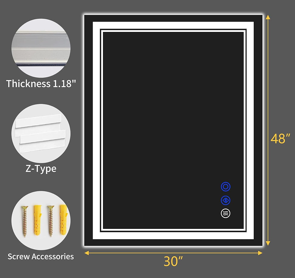 Thumbnail: InfiniGlass Bathroom Mirror