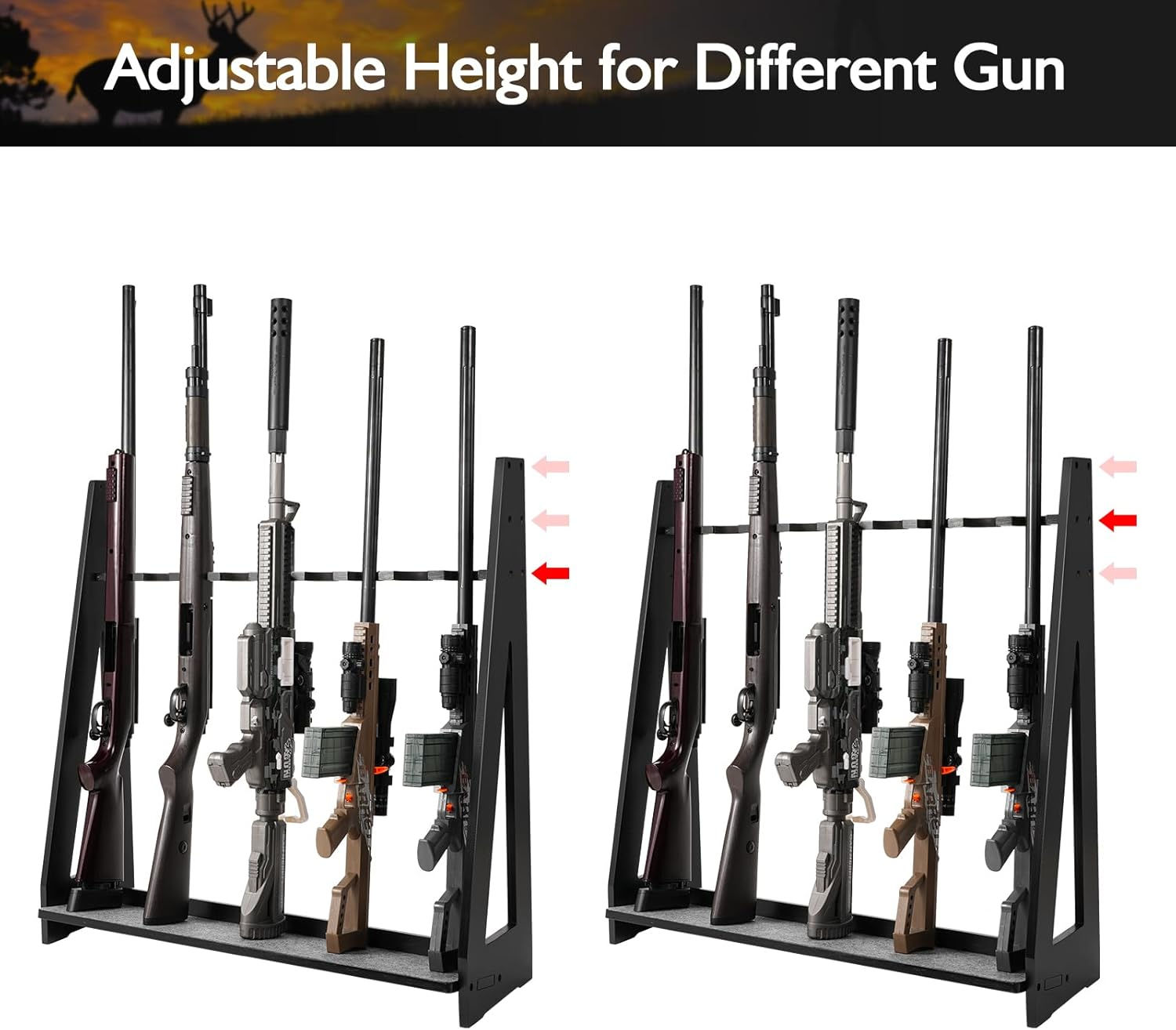 ikkle Gun Rack Storage