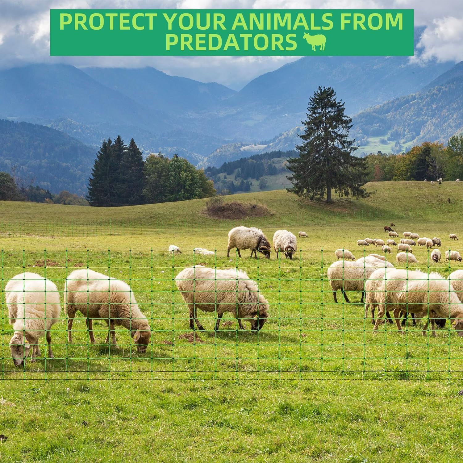 ouluu Electric Poultry Netting Fence