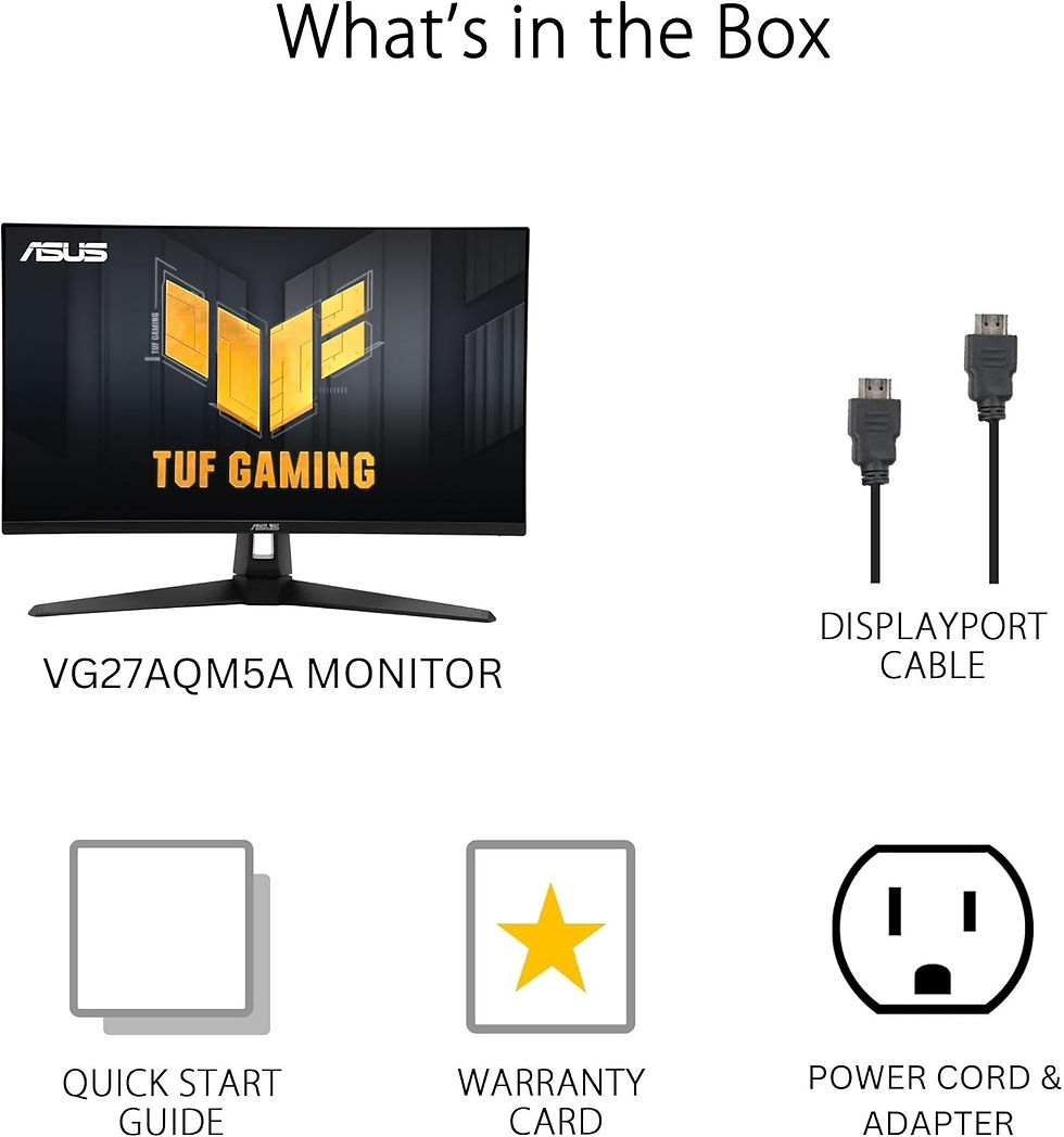 Thumbnail: 27" ASUS TUF Gaming Monitor (VG27AQM5A) 300Hz