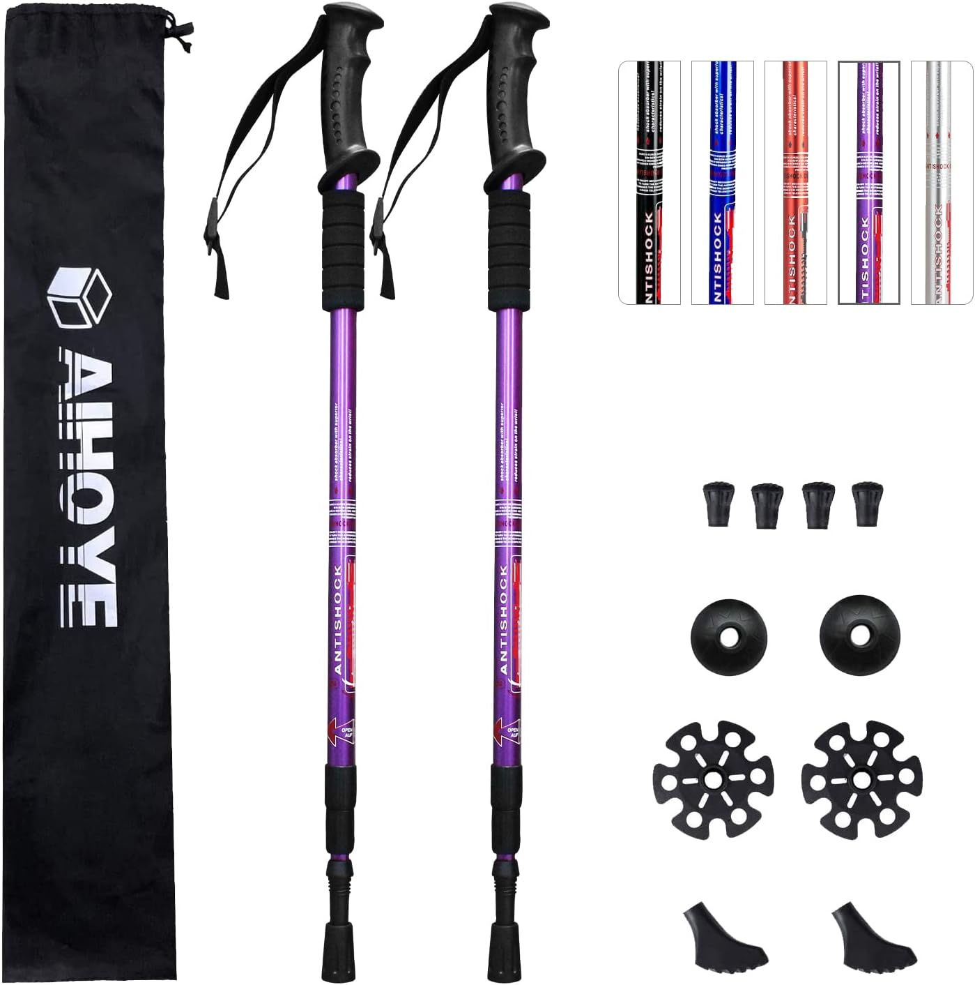 AIHOYE Trekking Hiking Walking Poles