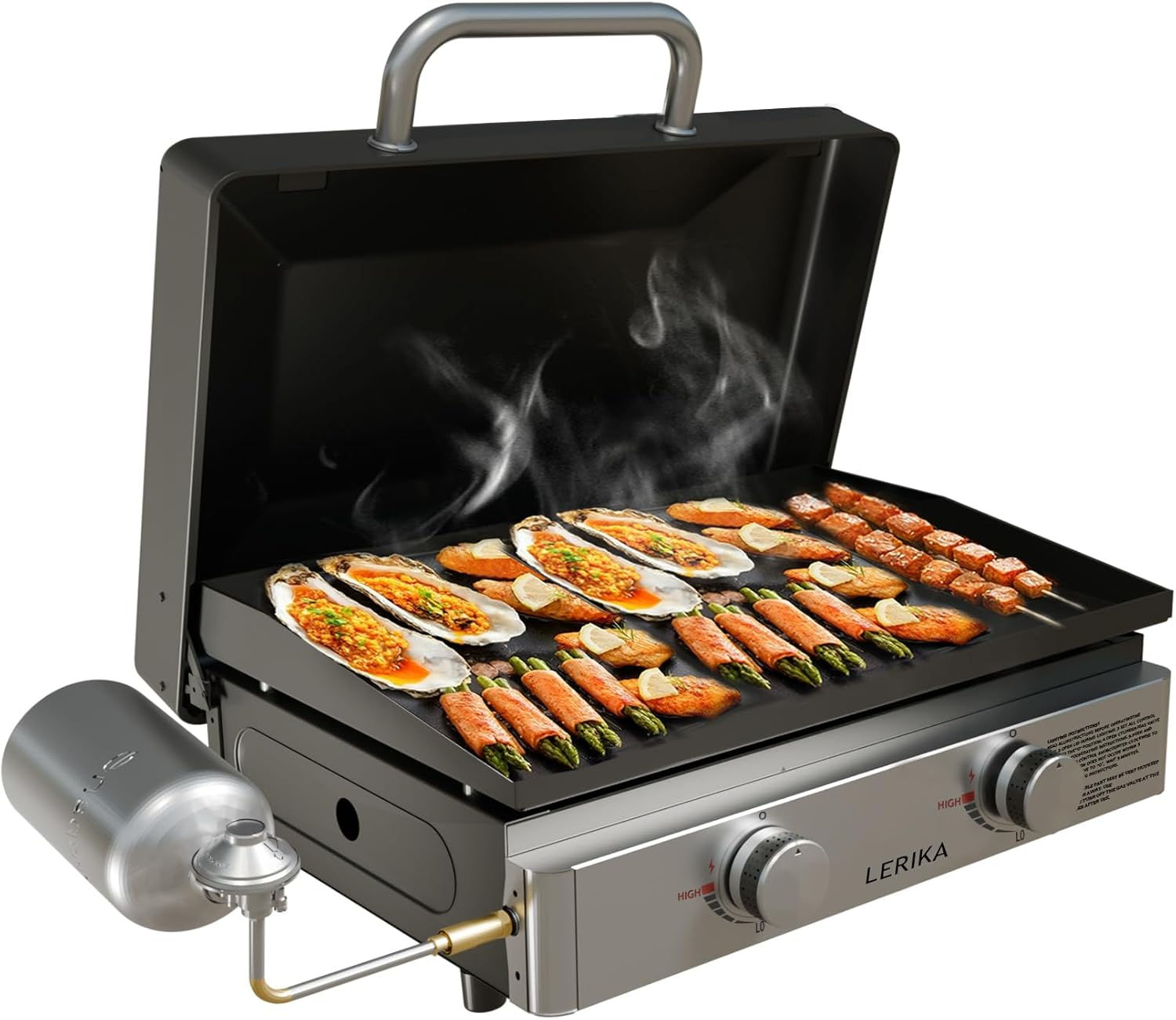 LERIKA 23" Tabletop Propane Gas Grilddle