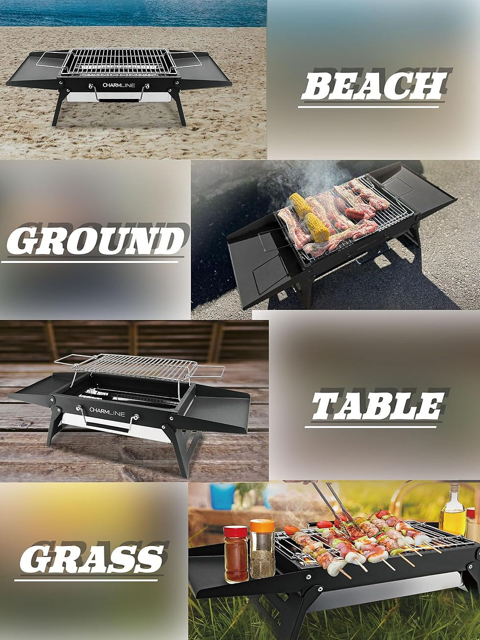 Thumbnail: Charmline Portable Charcoal Grill-2633J14