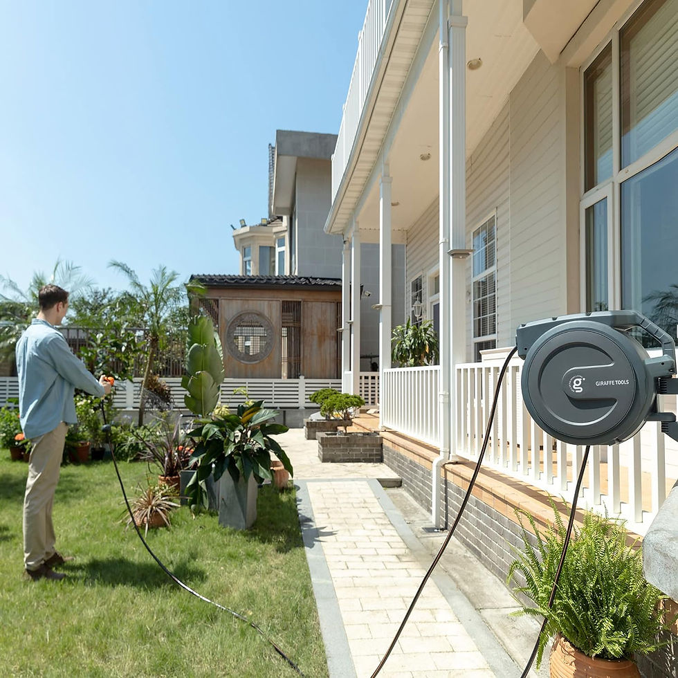 Thumbnail: Giraffe Tools Retractable Hose Reel