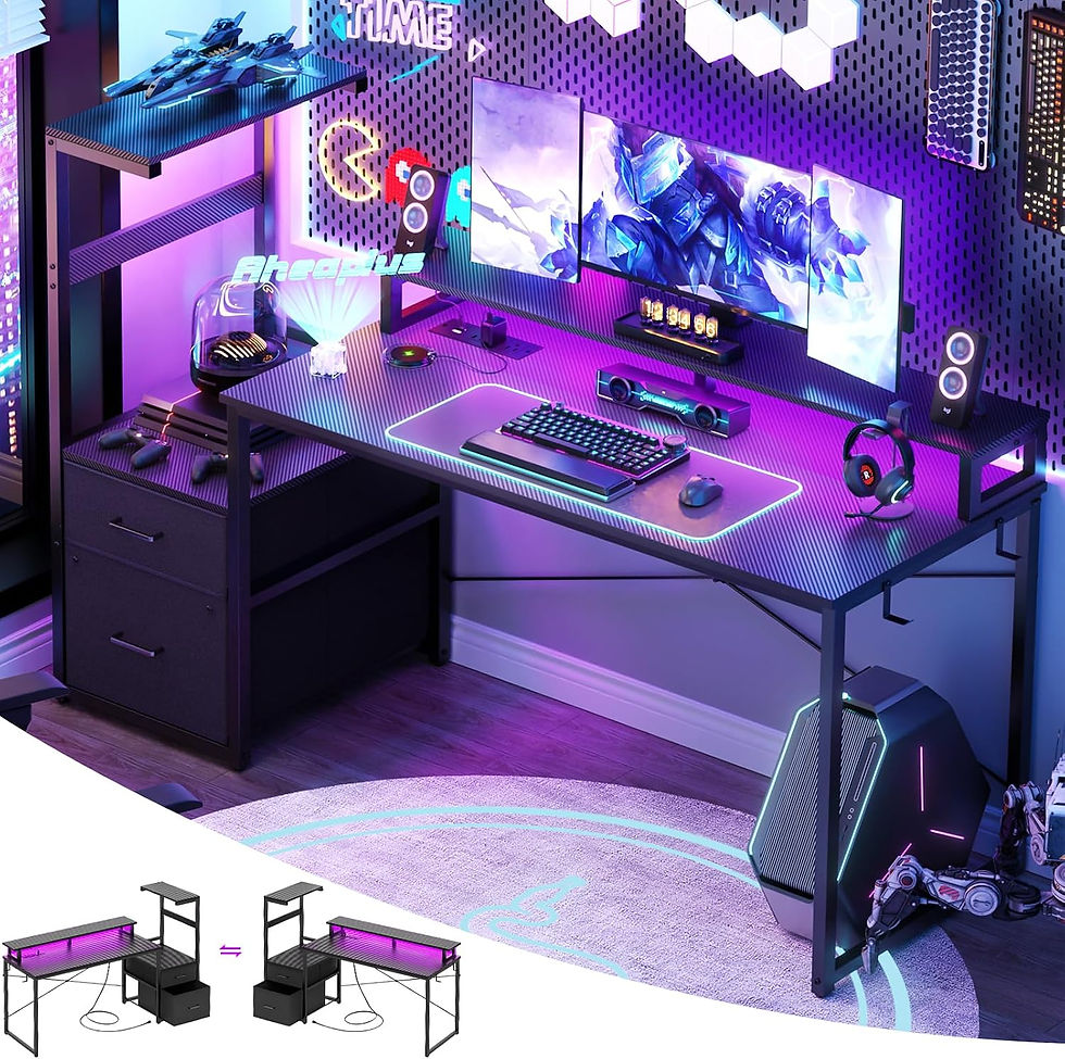 Thumbnail: Aheaplus Gaming Desk-2613S54