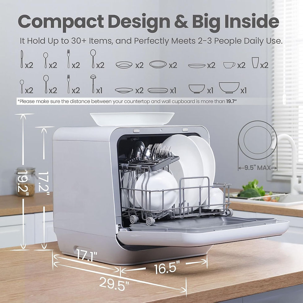 Thumbnail: COMFEE Portable Mini Dishwasher
