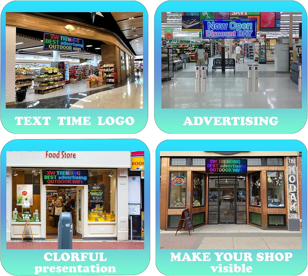 Thumbnail: XWTRENDINGLED Ice Cream Shop LED Sign