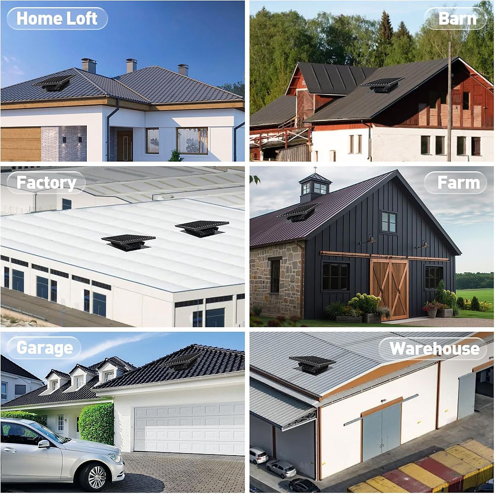 Thumbnail: SwellishColor Solar Attic Roof Vent Fan