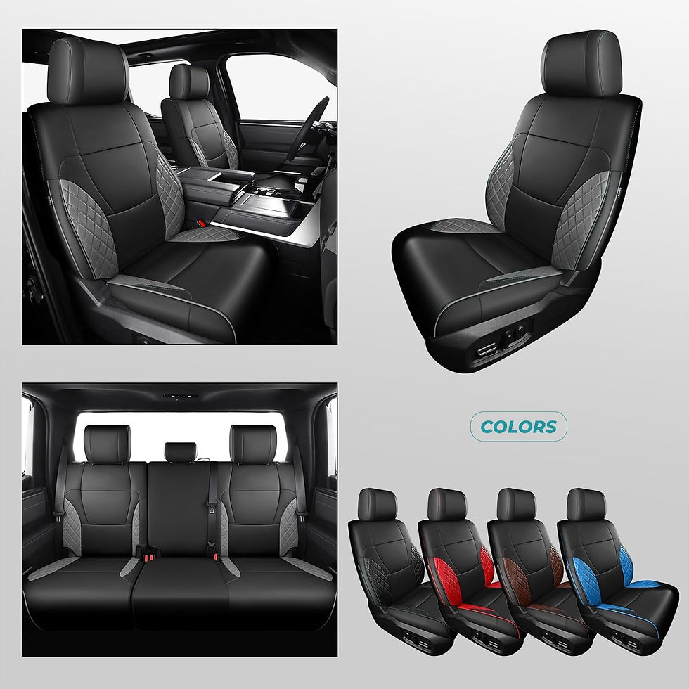 Thumbnail: FEINEPRO Toyota Tundra Custom Fit Seat Covers