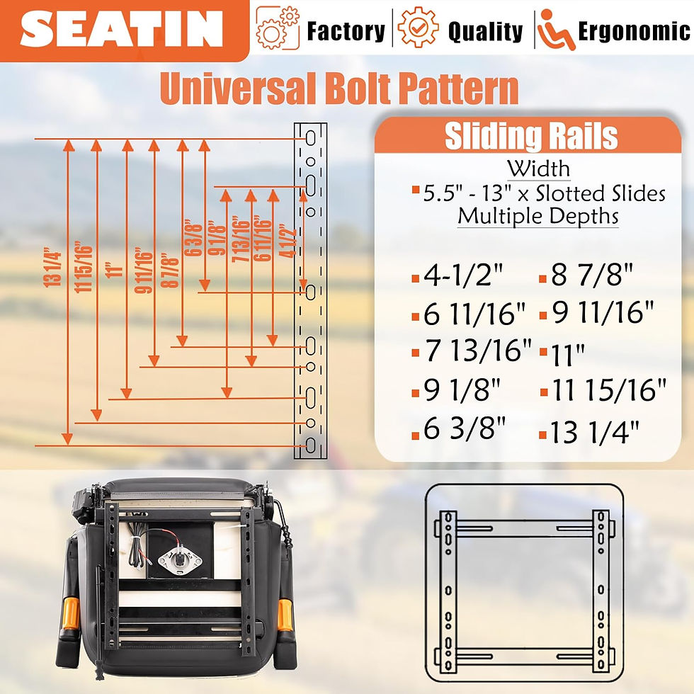 Thumbnail: SEATIN Tractor/Mower Seat