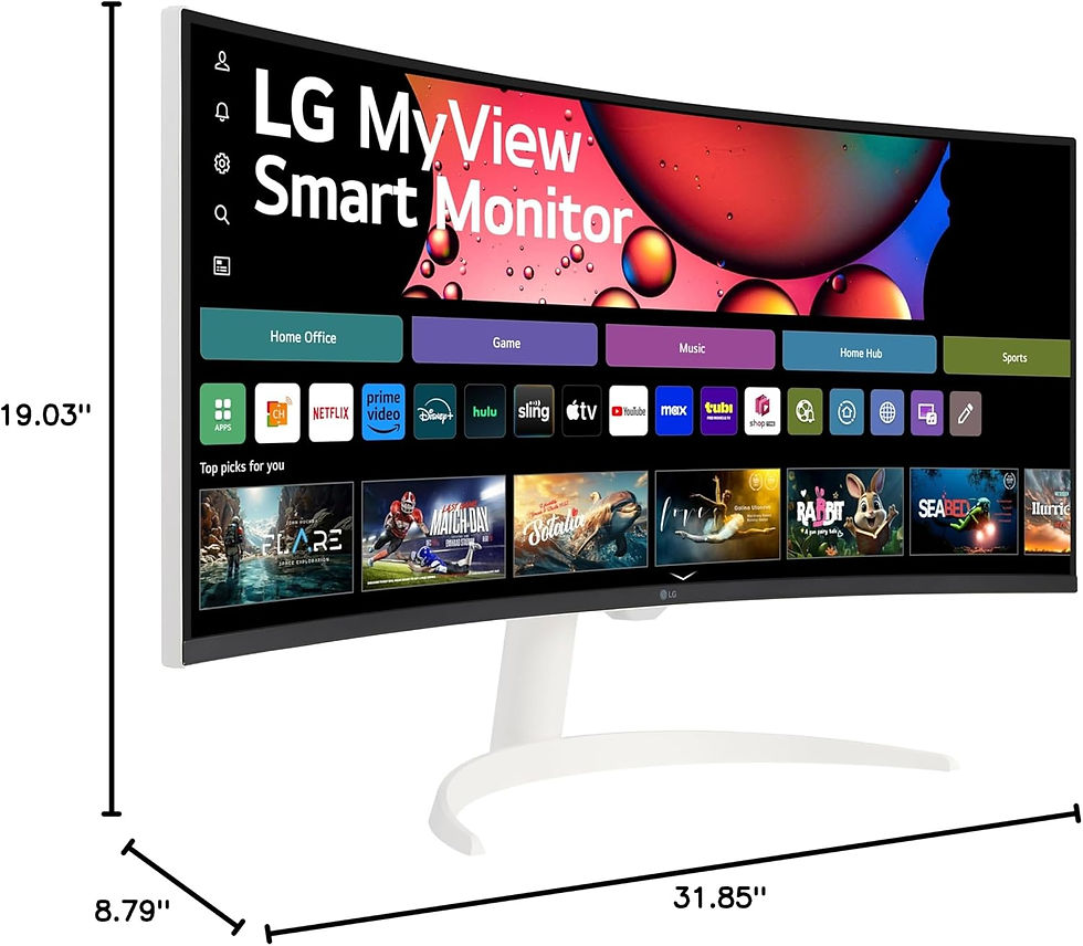 Thumbnail: 39" LG Ultragear Curved Gaming Monitor 240 Hz-2578H540