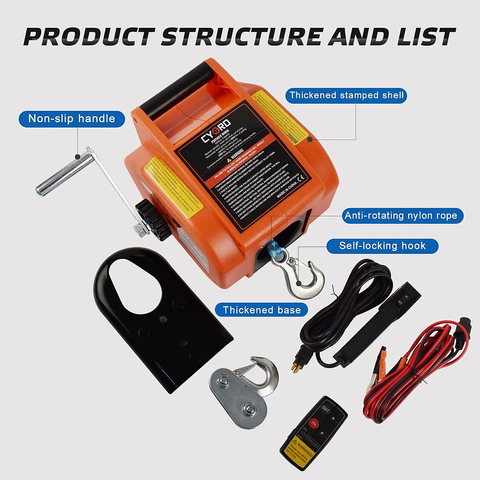 Thumbnail: cygrd, Portable Trailer Winch